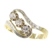 Elegant Belle Epoque diamond ring